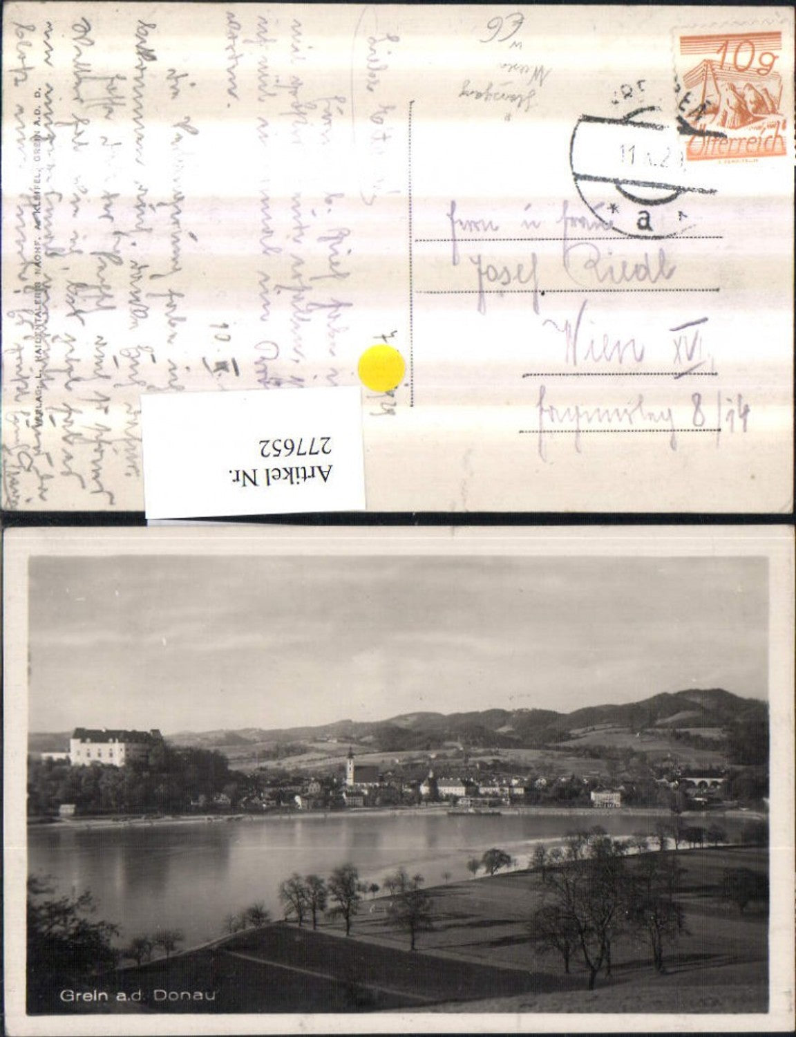 277652,Grein an d. Donau Totale m. Schoss Hössgang Hößgang