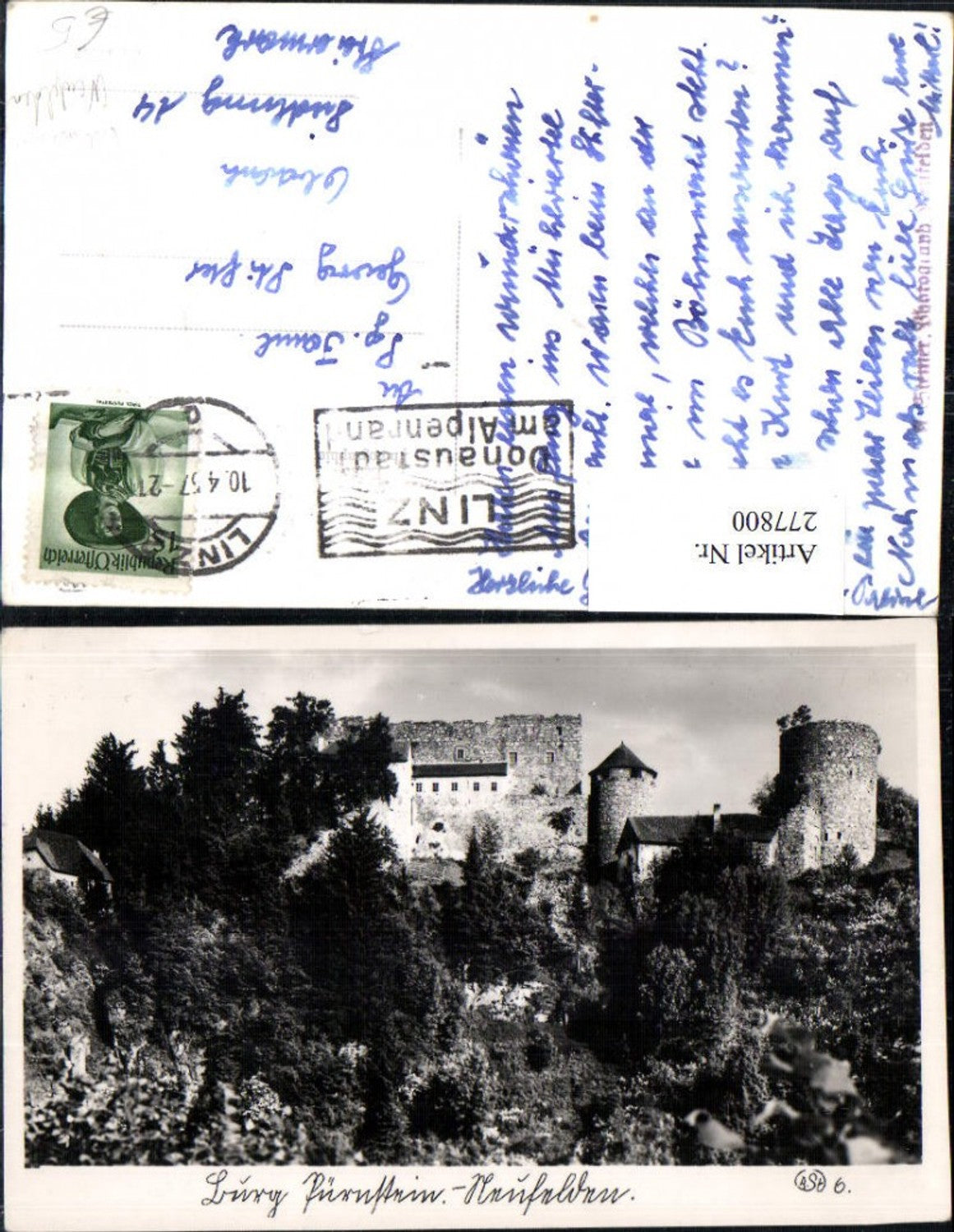 277800, Pürnstein Castle b. Neufelden