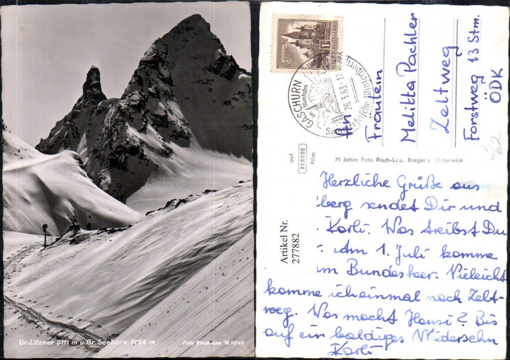 Alte Ansichtskarte – Old Postcard