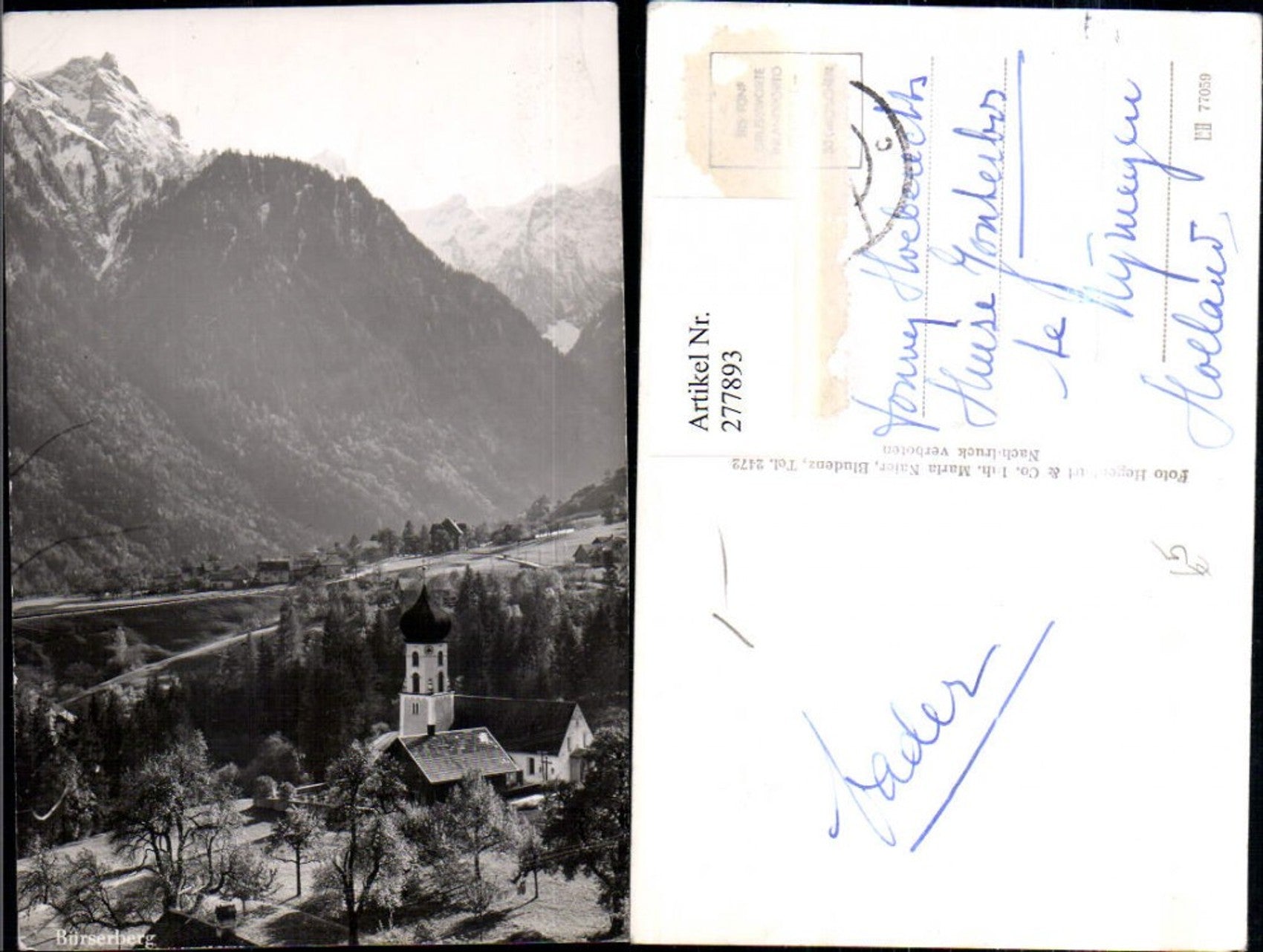 Alte Ansichtskarte – Old Postcard