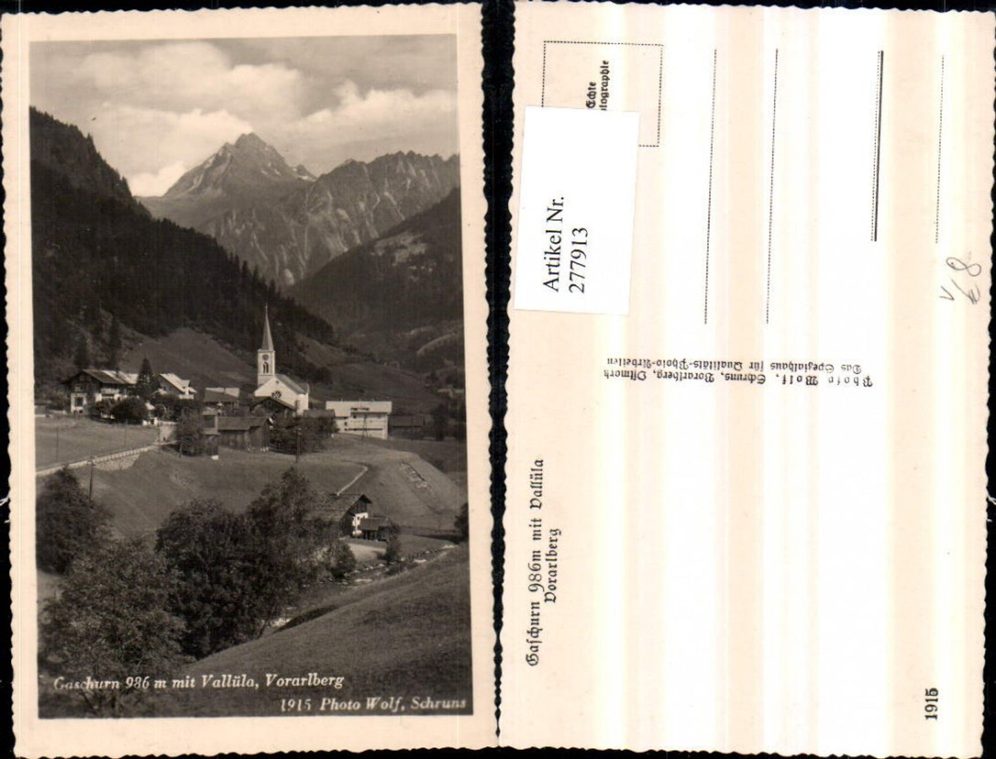 Alte Ansichtskarte – Old Postcard