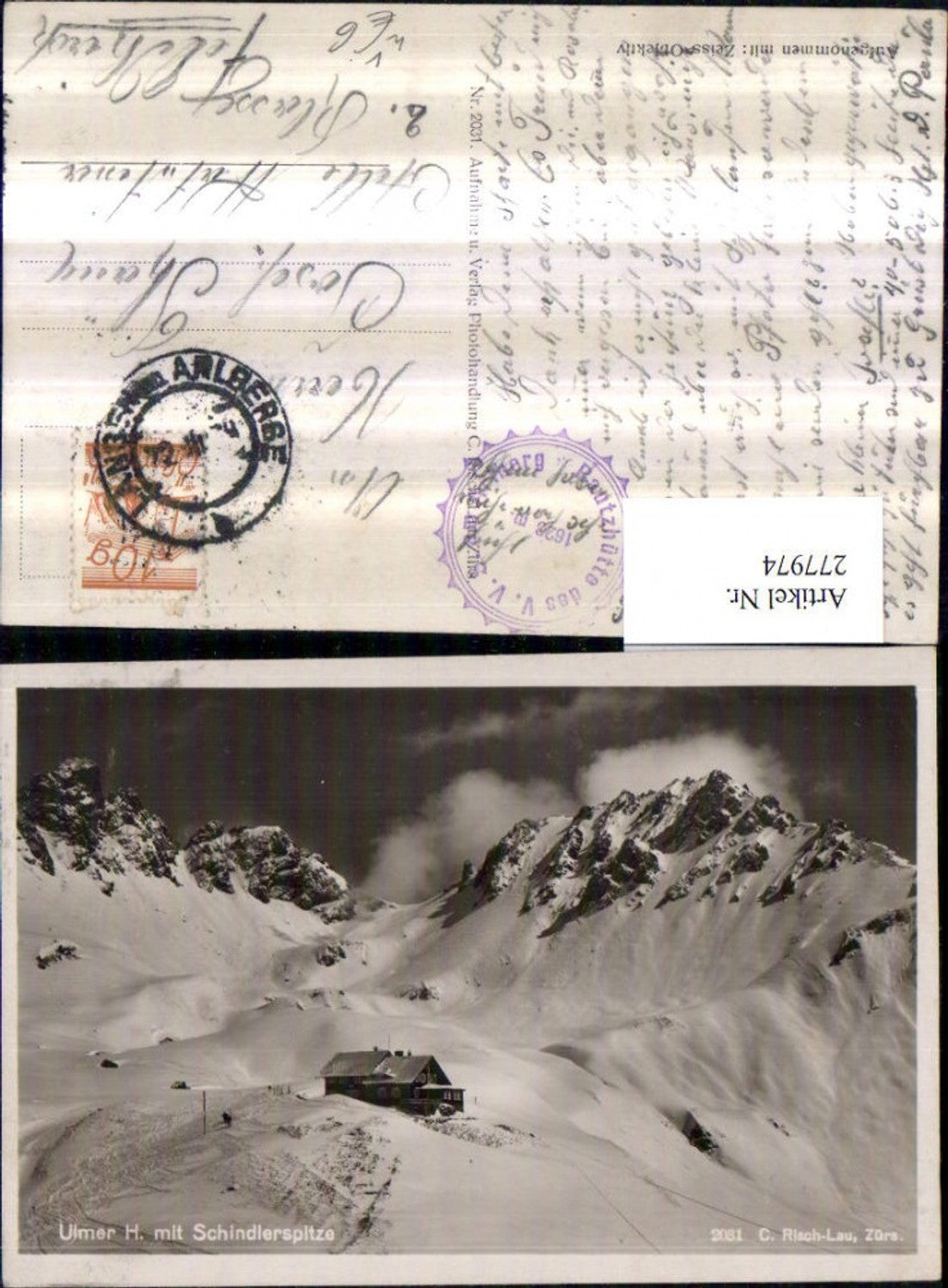 Alte Ansichtskarte – Old Postcard
