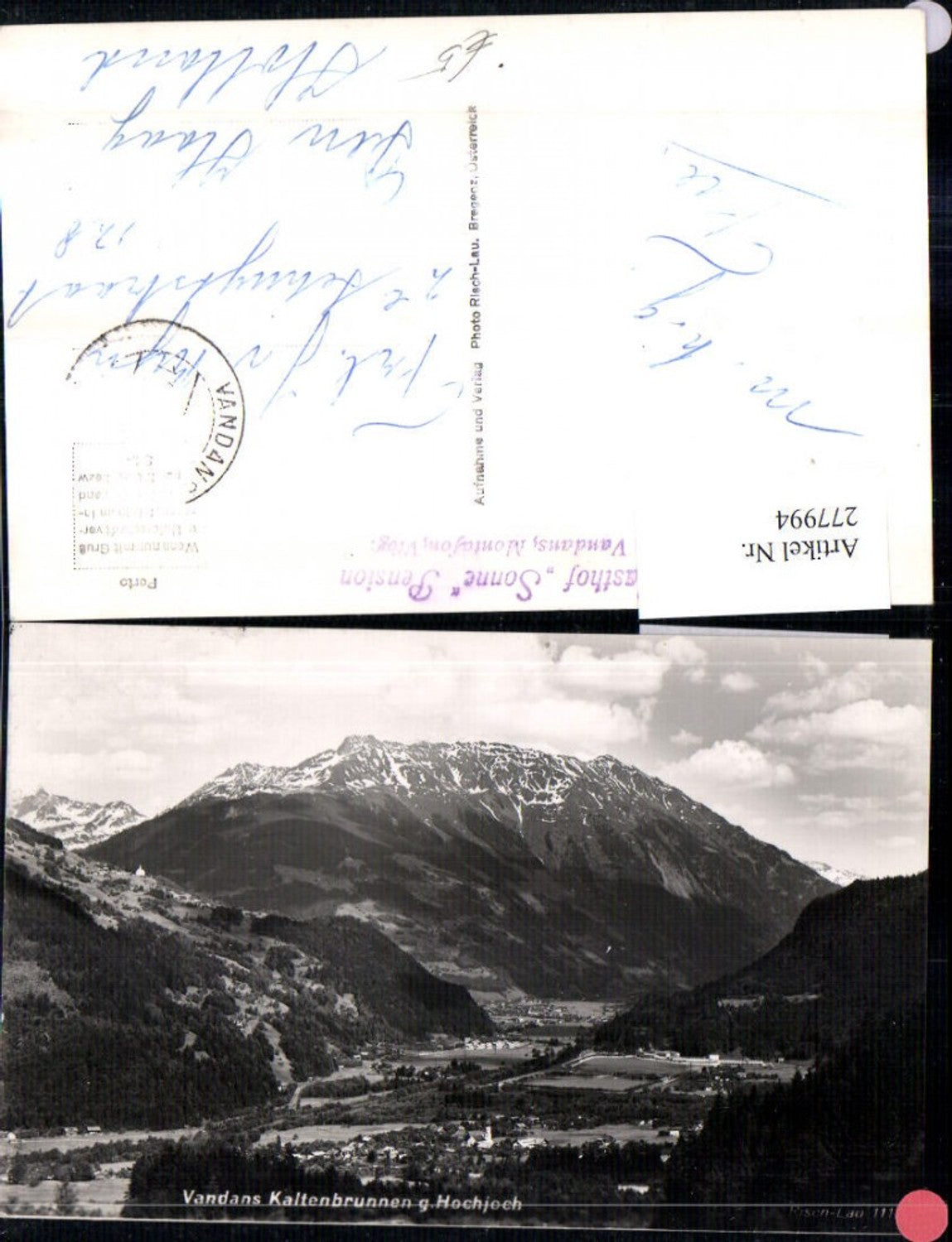 Alte Ansichtskarte – Old Postcard