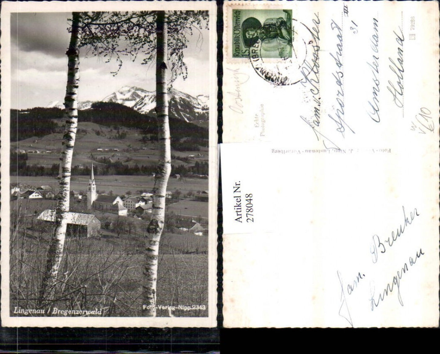 Alte Ansichtskarte – Old Postcard