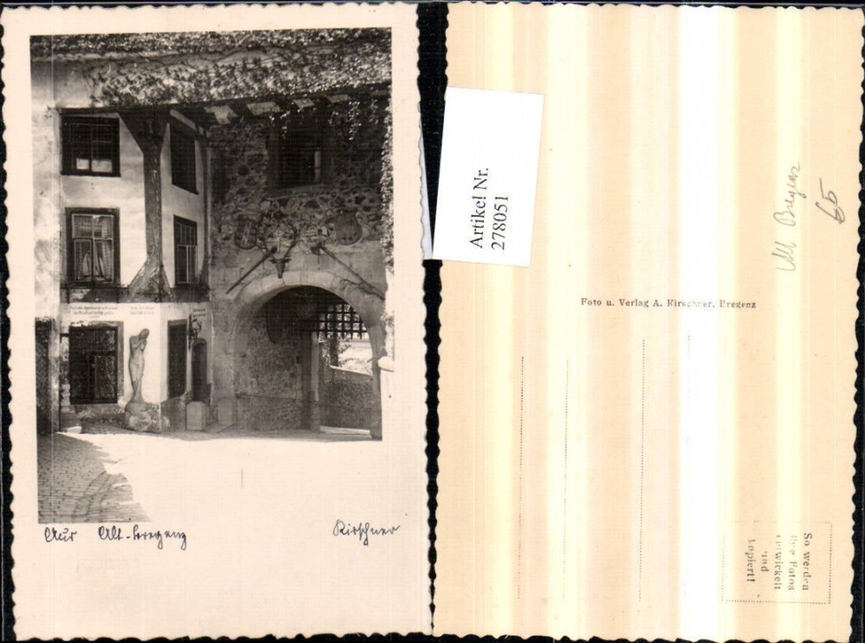 Alte Ansichtskarte – Old Postcard