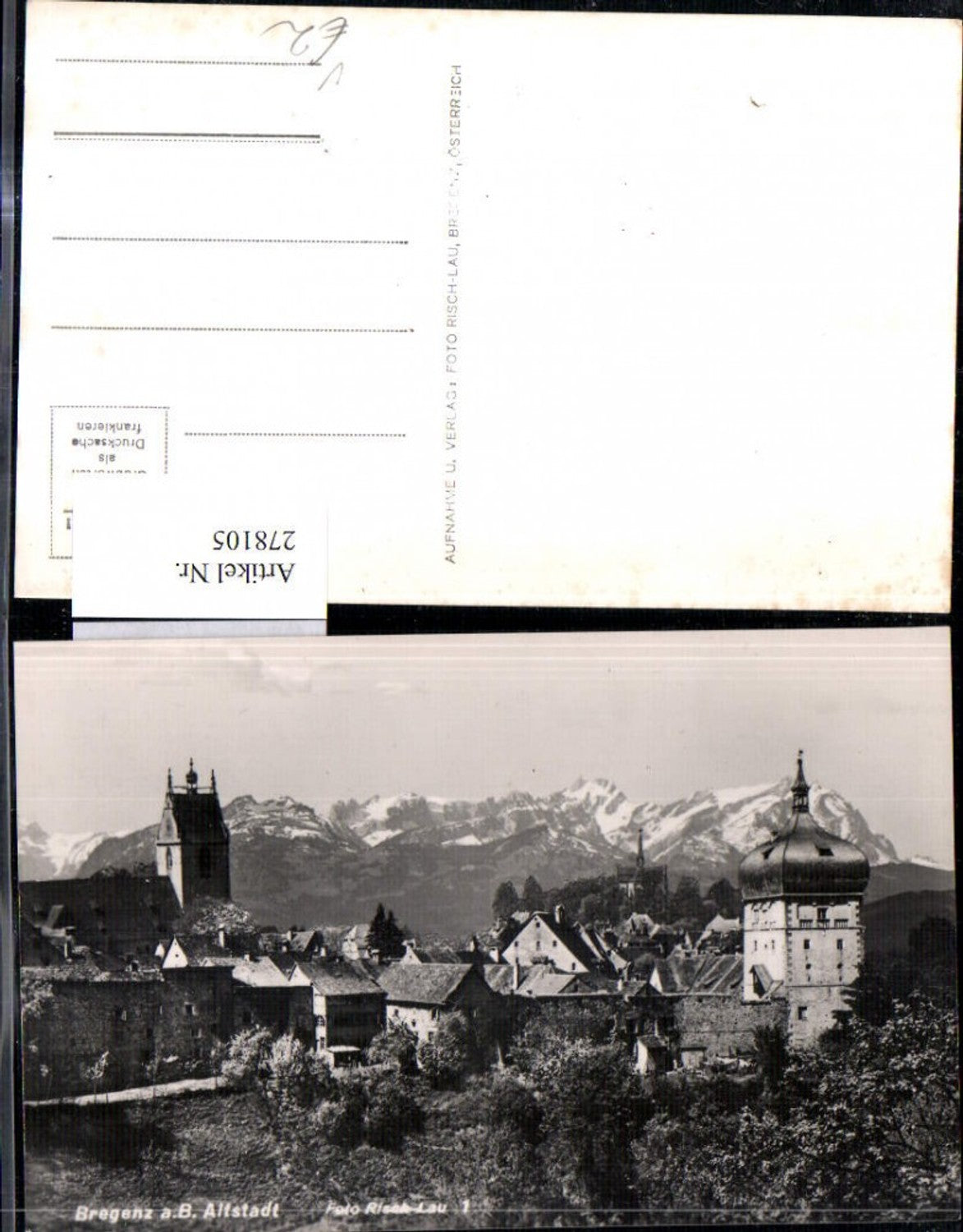 Alte Ansichtskarte – Old Postcard