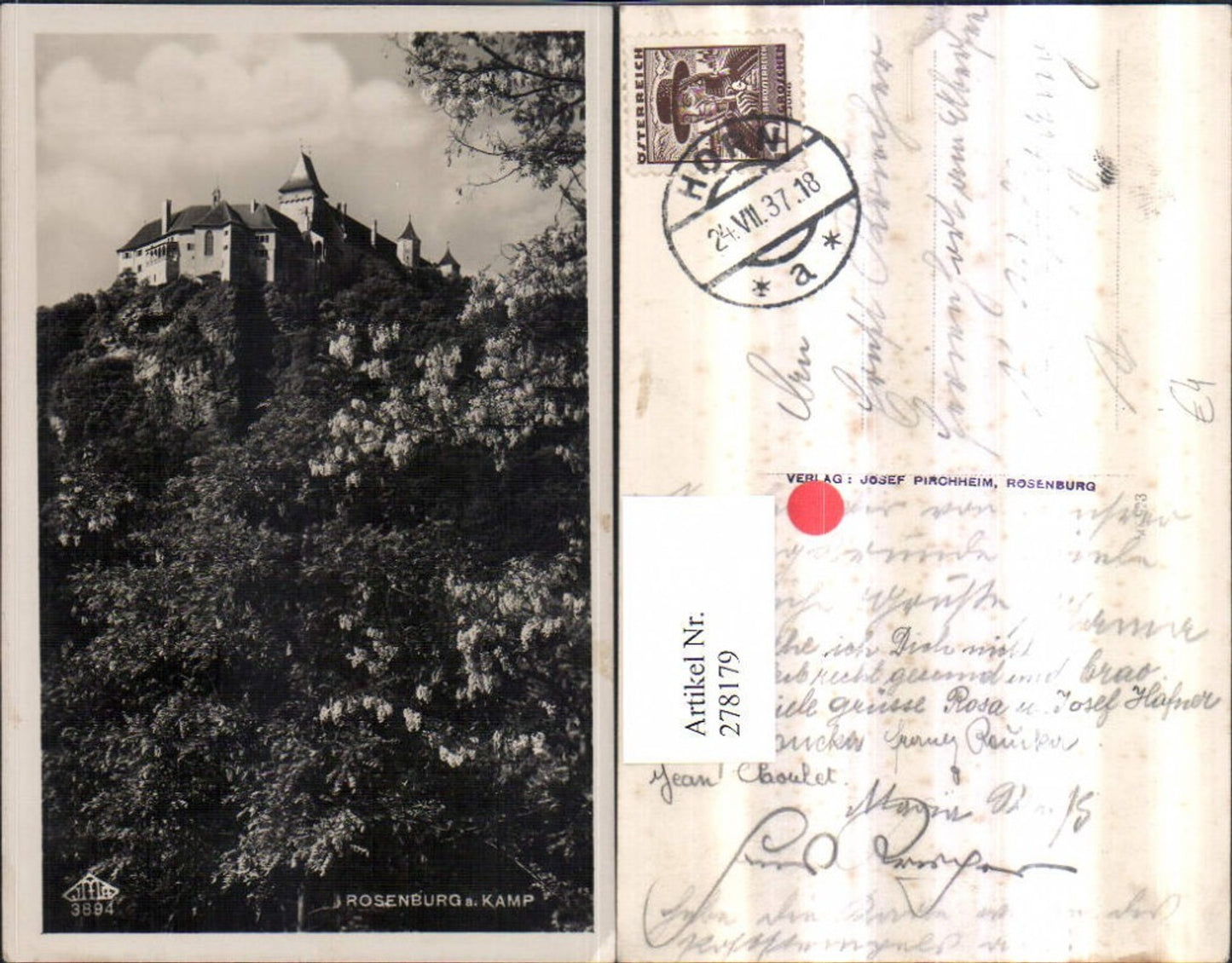 278179,Rosenburg am Kamp Schloss