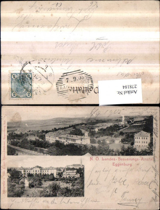 278184,Eggenburg Landes-Besserungs-Anstalt Mehrbildkarte