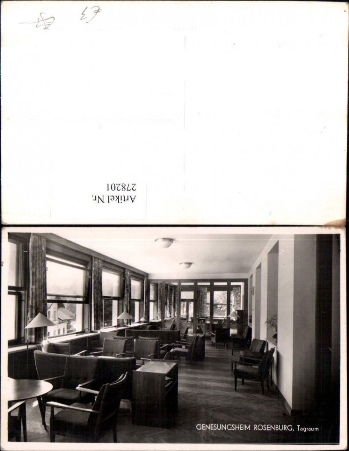 278201,Genesungsheim Rosenburg Tagraum Innenansicht