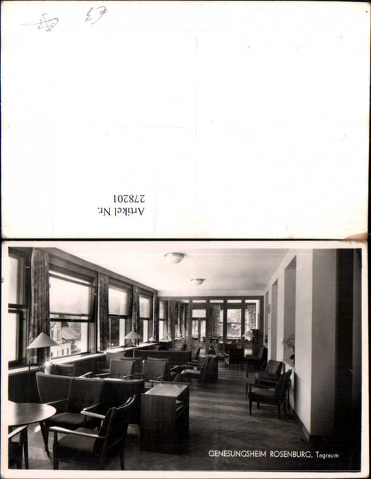 278201,Genesungsheim Rosenburg Tagraum Innenansicht
