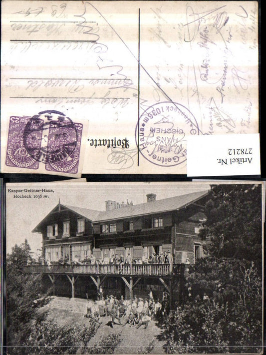 278212,Kaspar-Geitner-Haus auf d. Hocheck b. Furth an d. Triesting