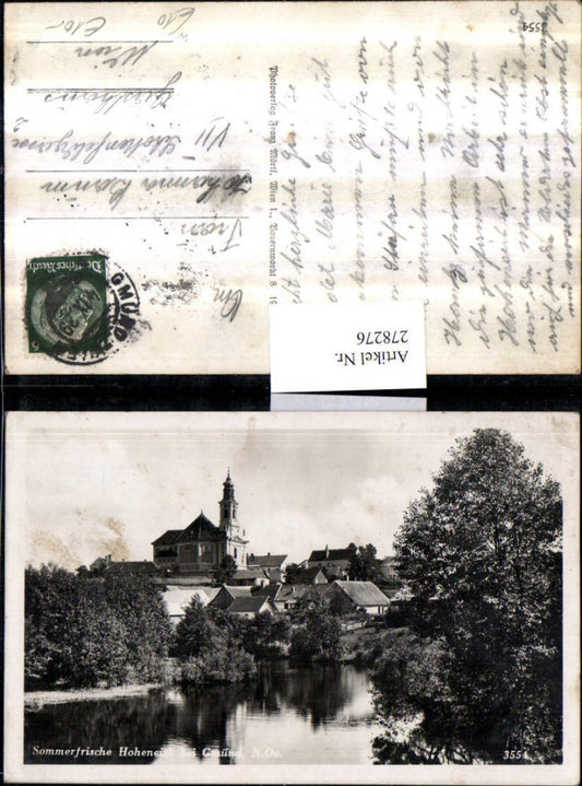 278276,Hoheneich Totale b. Gmünd Kirche