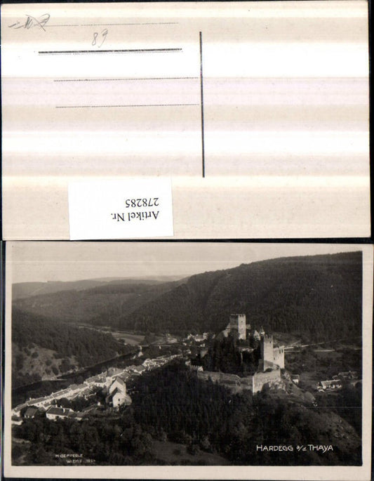 278285,Hardegg an d. Thaya Totale m. Burg
