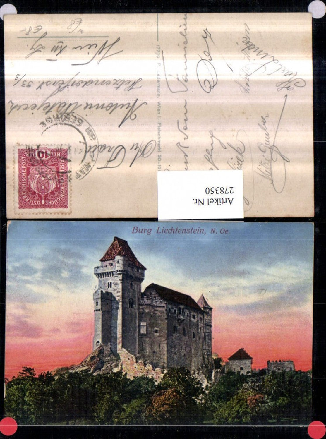 278350,Burg Liechtenstein b. Maria Enzersdorf
