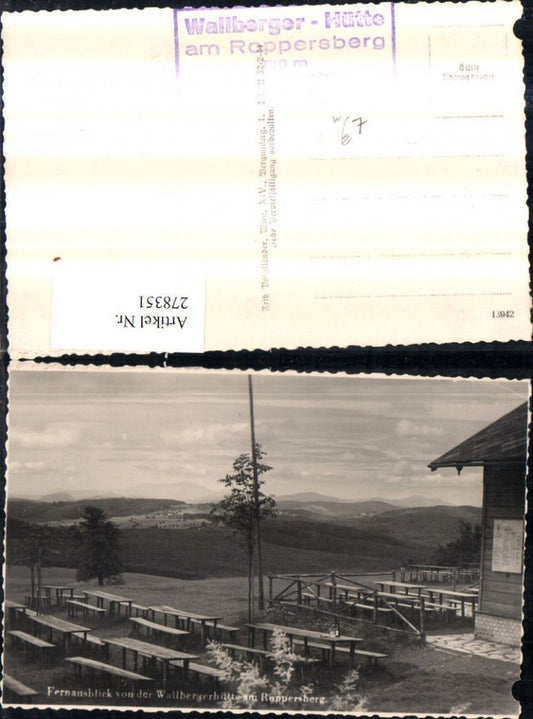 278351,Fernausblick von d. Wallbergerhütte am Roppersberg b. Wolfsgraben