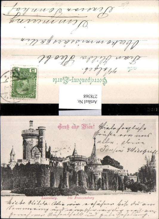 278368,Gruß aus Wien Laxenburg Franzensburg b. Mödling