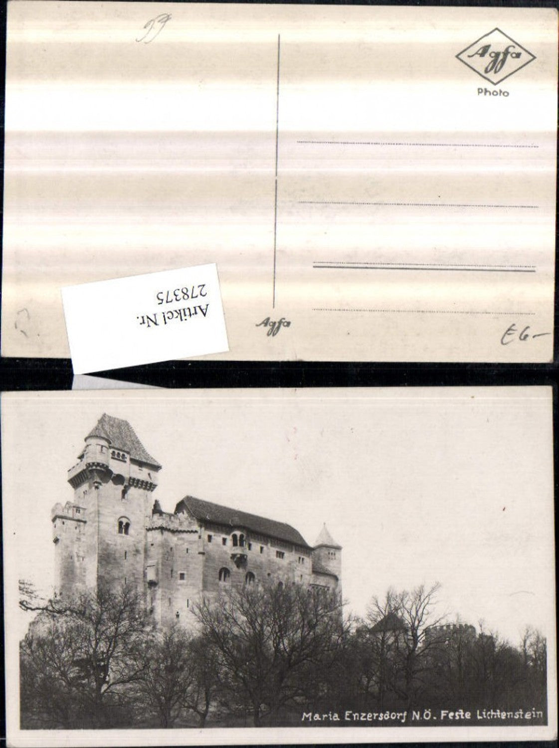 278375,Maria Enzersdorf Feste Festung Liechtenstein