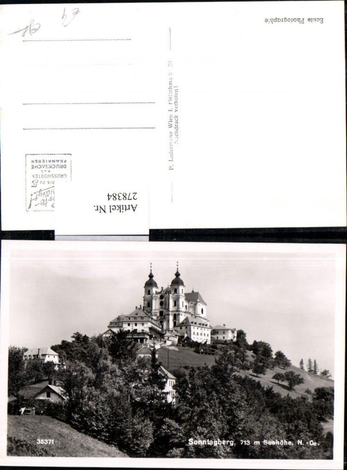 278384,Sonntagberg Totale Kirche