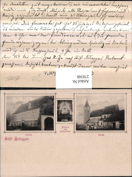 278388,Stift Ardagger Schloss Kirche Innenansicht Mehrbildkarte