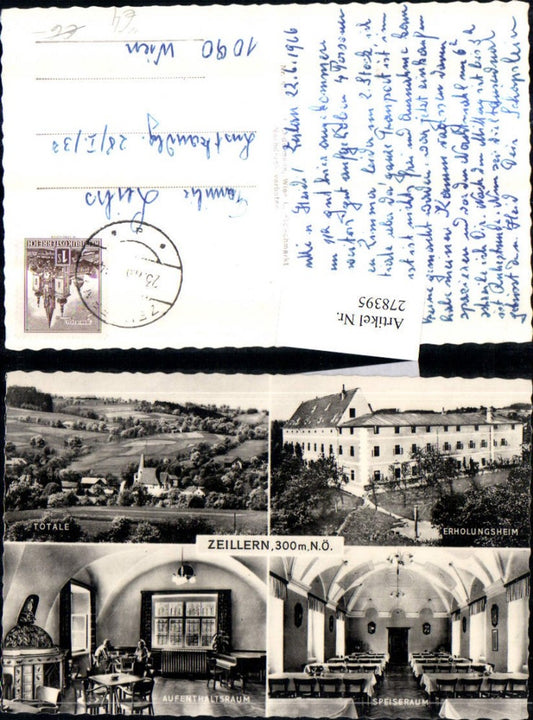 278395,Zeillern Totale Erholungsheim Schloss Speiseraum Aufenthaltsraum Mehrbildkarte