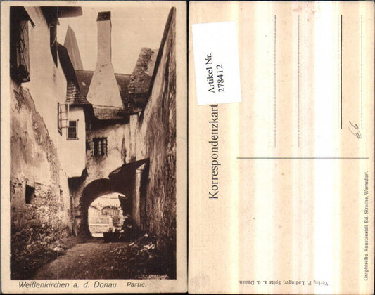 278412,Weißenkirchen an d. Donau Partie Gasse
