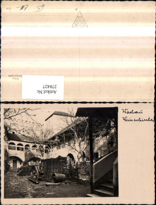 278427,Weißenkirchen in d. Wachau Hof Arkaden Stiegenaufgang