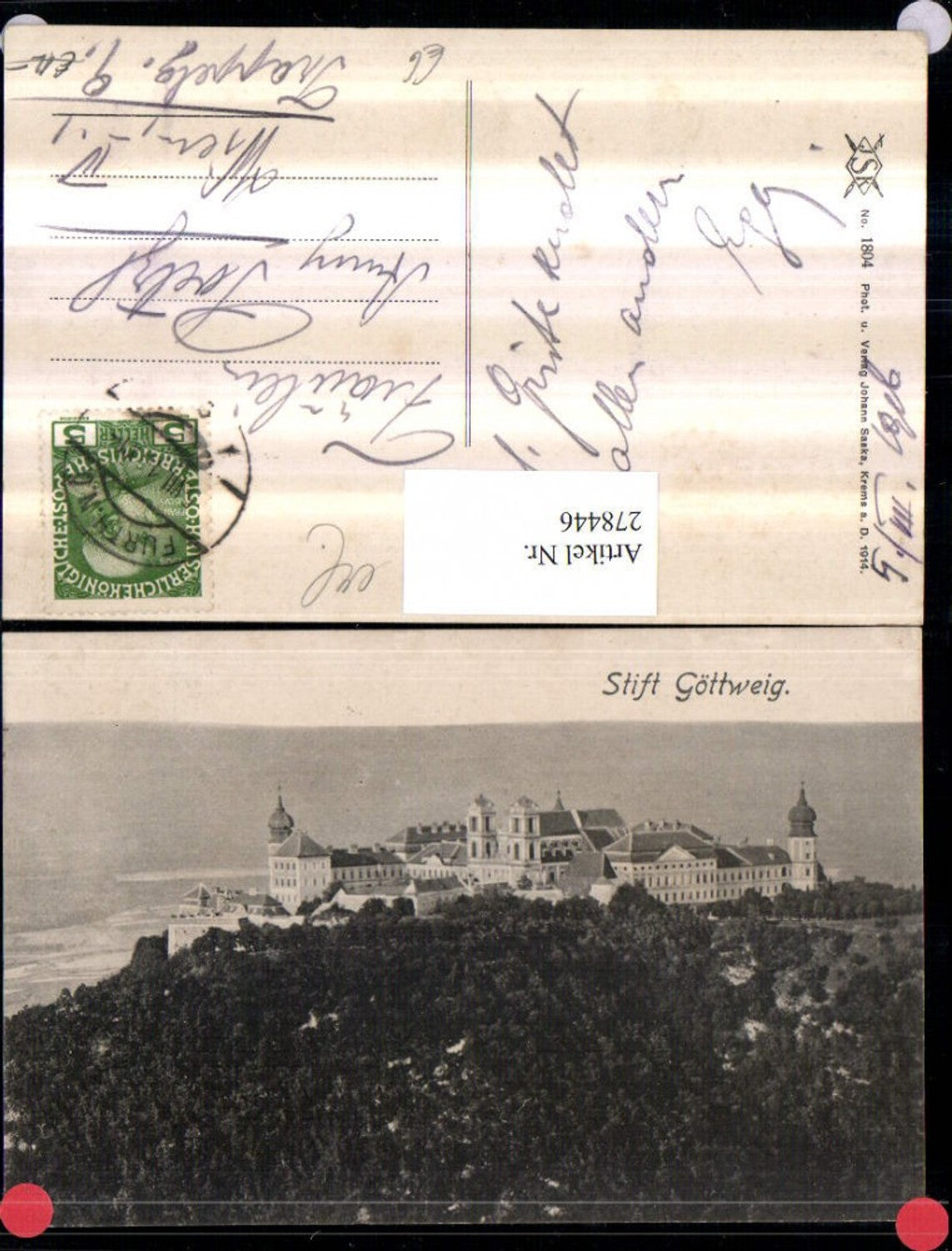 278446,Stift Göttweig b. Furth