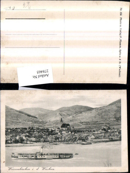 278465,Weißenkirchen in d. Wachau Totale Dampfer