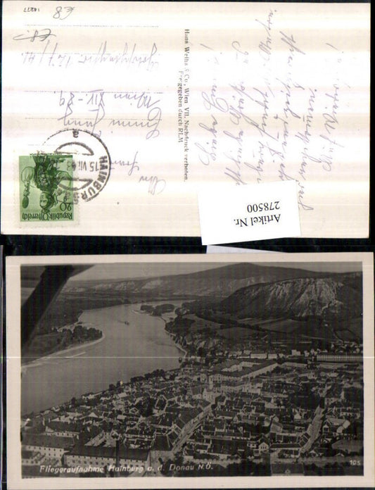 278500,Hainburg an d. Donau Totale Fliegeraufnahme