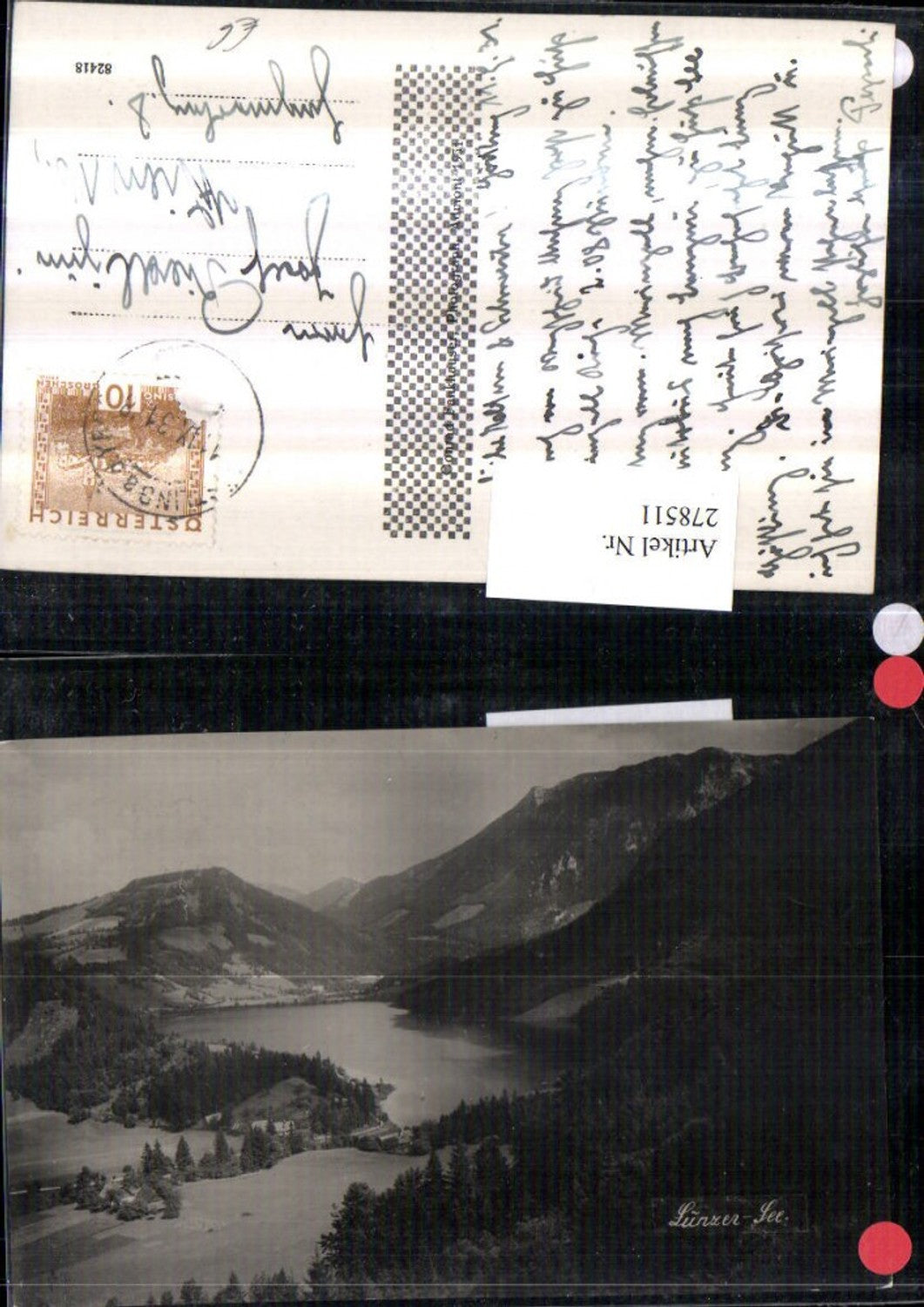 278511,Lunzer-See b. Lunz Bergkulisse