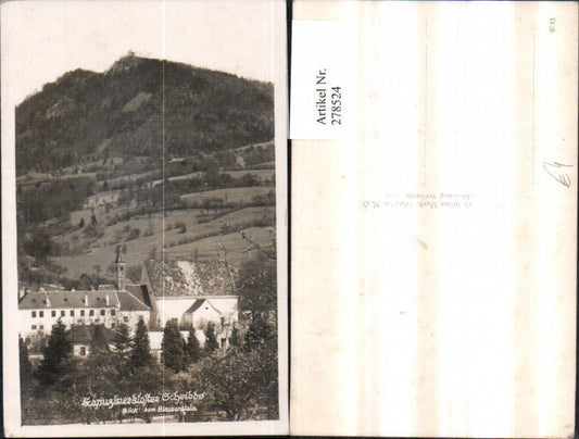278524,Kapuzinerkloster Kloster Scheibbs Blick zum Blassenstein