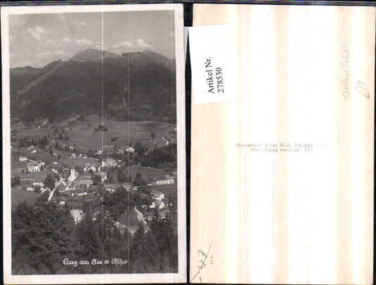 278530,Seltene Foto AK Lunz am See Totale m. Ötscher
