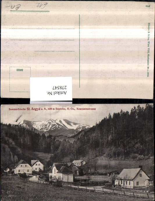 278547,St. Aegyd am Neuwalde Keeramtsstraße m. Göller