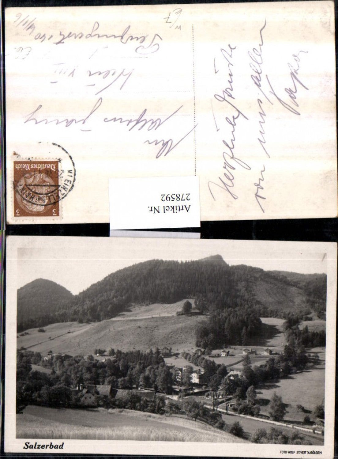 278592,Salzerbad b. Kleinzell Hainfeld