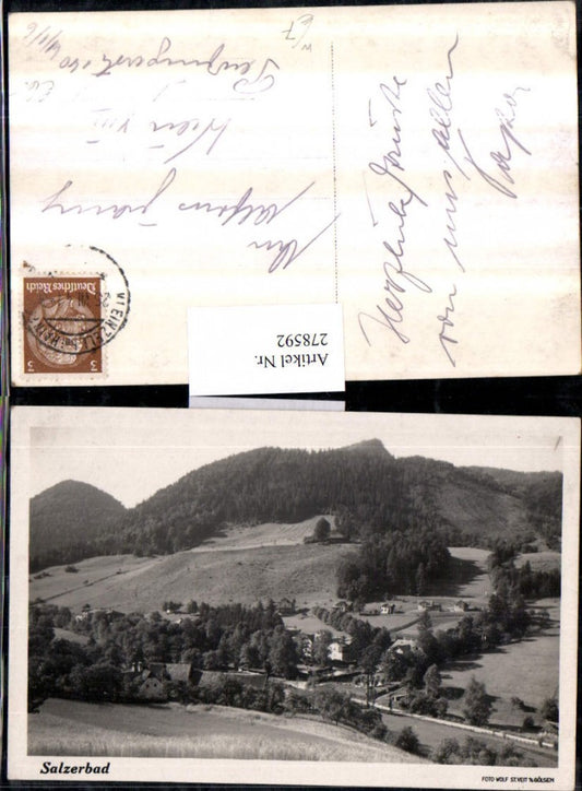 278592,Salzerbad b. Kleinzell Hainfeld