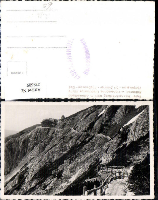 278609,Hotel Hochschneeberg b. Puchberg