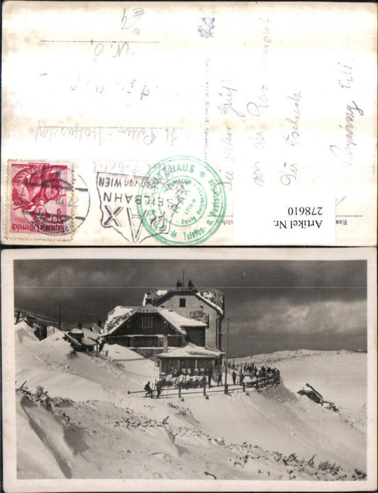 278610,Rax Ottohaus b. Reichenau Winterbild