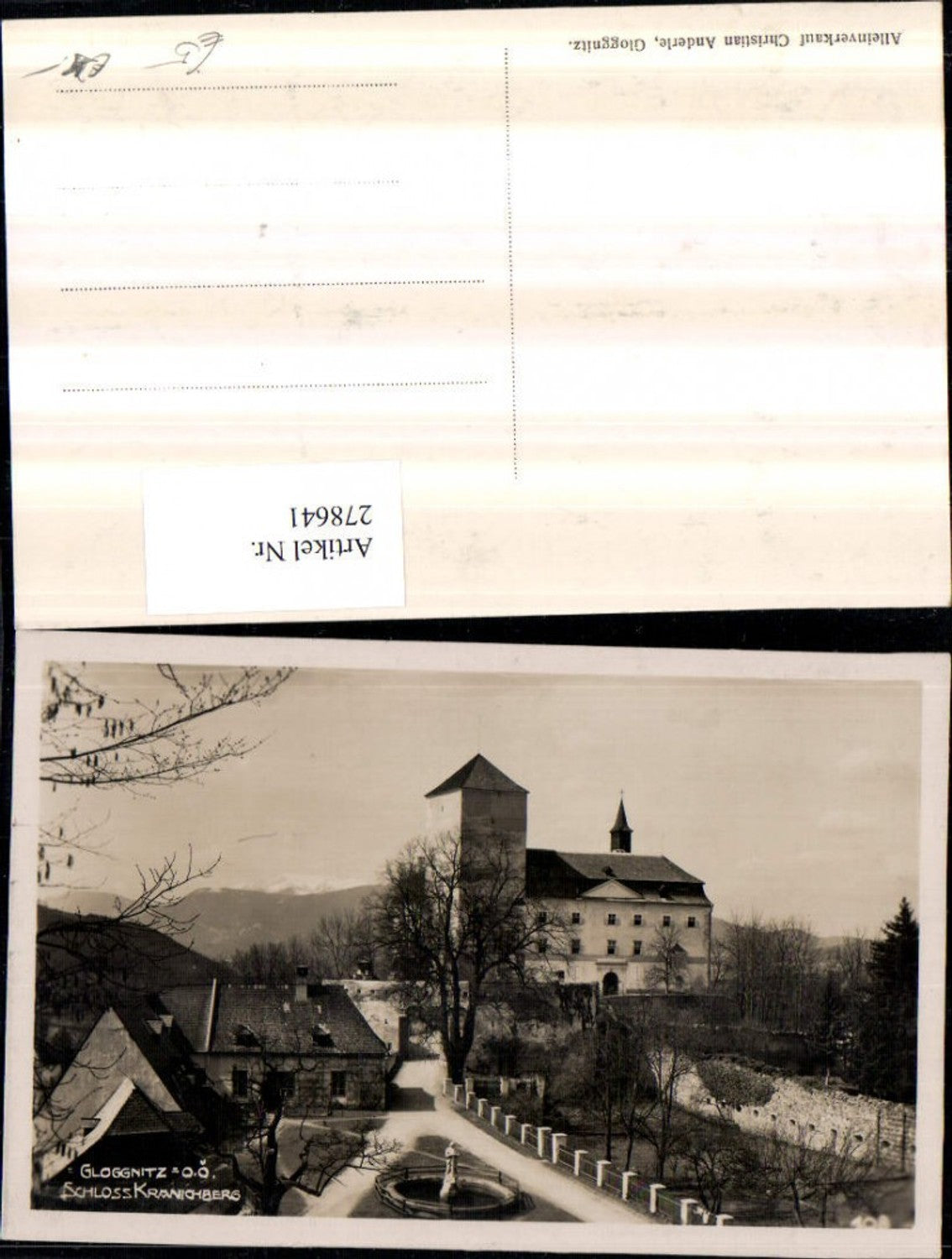 278641,Gloggnitz Schloss Kranichberg