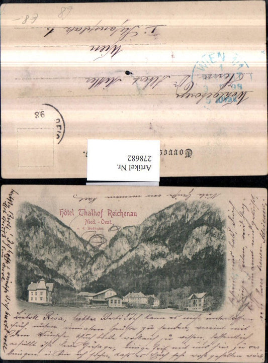 278682,Hotel Thalhof Reichenau an d. Südbahn Bergkulisse