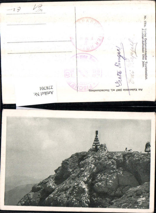278701,Am Kaiserstein Hochschneeberg b. Puchberg