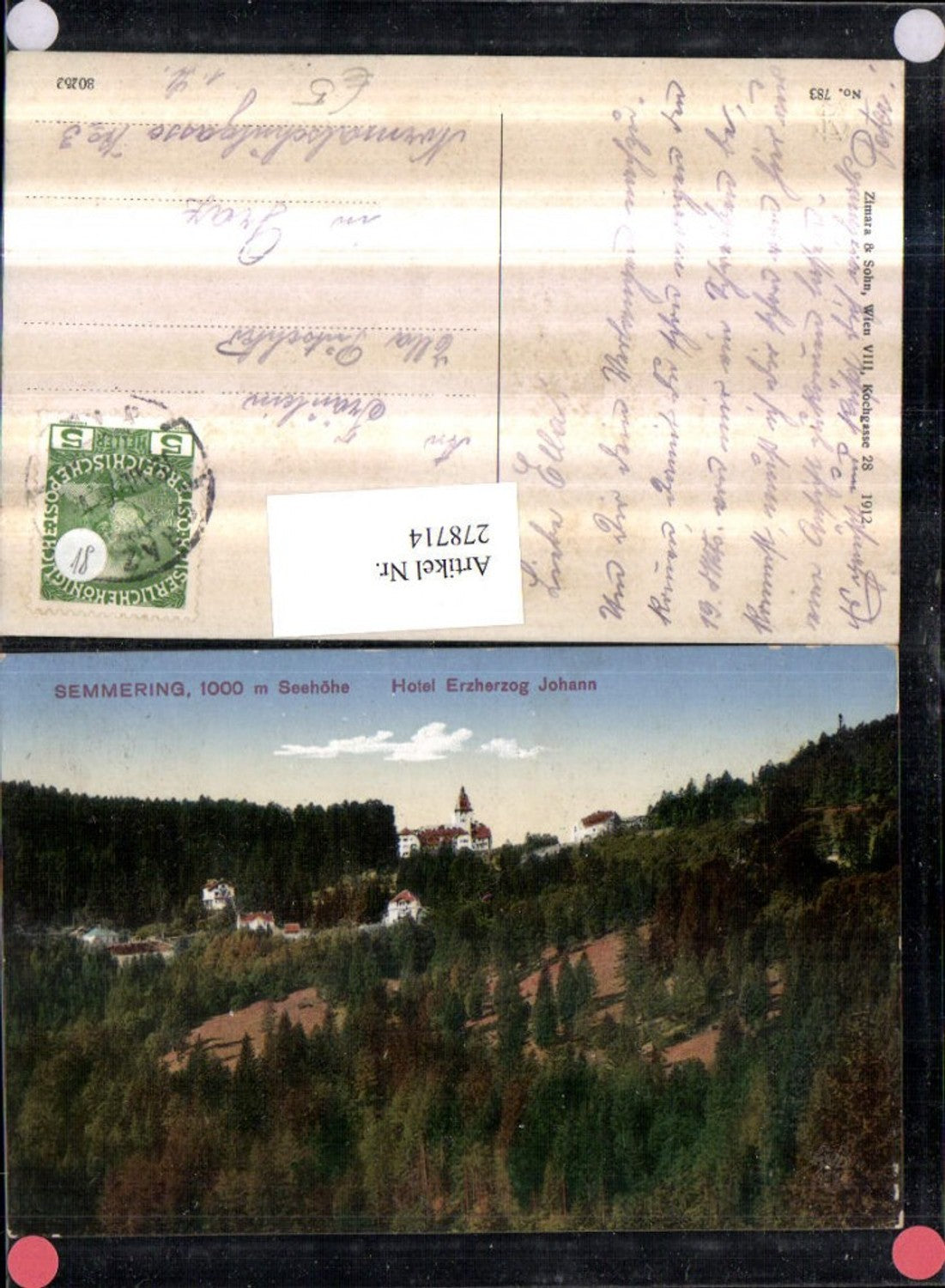 278714,Semmering Hotel Erzherzog Johann