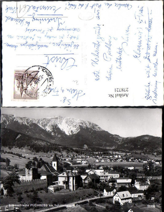 278721,Puchberg am Schneeberg Totale Bergkulisse