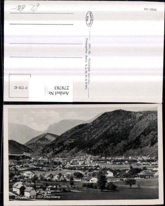 278783,Gloggnitz Totale m. Silbersberg