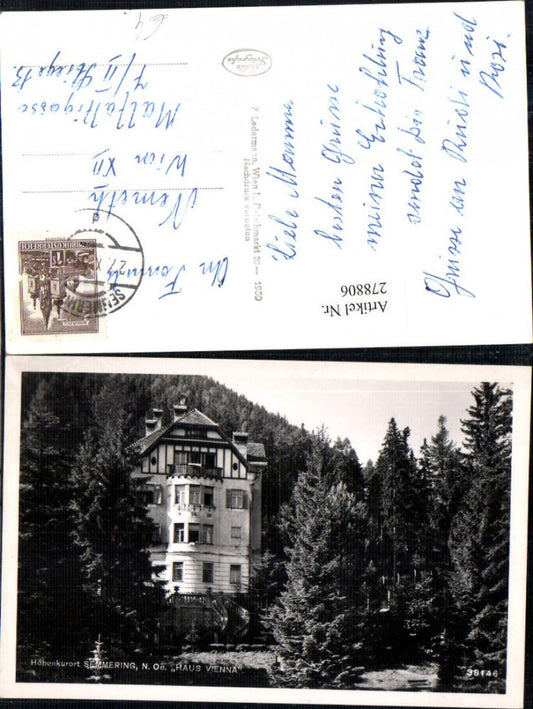 278806,Semmering Haus Vienna