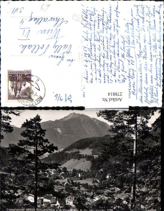 278814,Groß-Hollenstein an d. Ybbs Totale geg. Voralpe