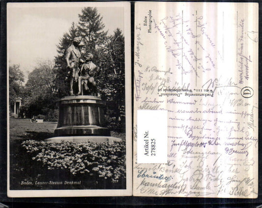 278825,Baden Lanner-Strauss Denkmal