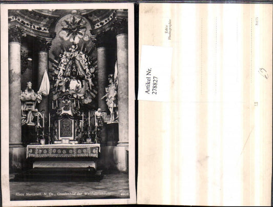 278827,Klein Mariazell Wallfahrtskirche Kirche Gnadenbild Altar