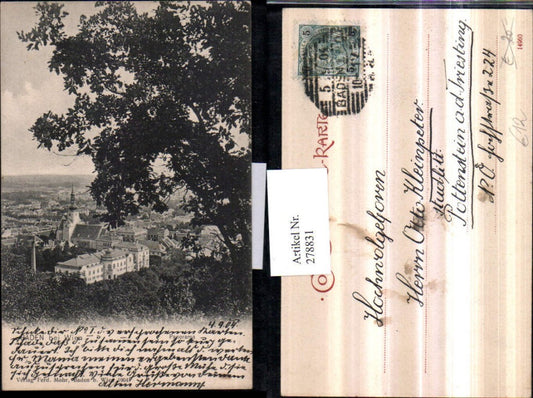 278831,Baden b. Wien Totale Panorama