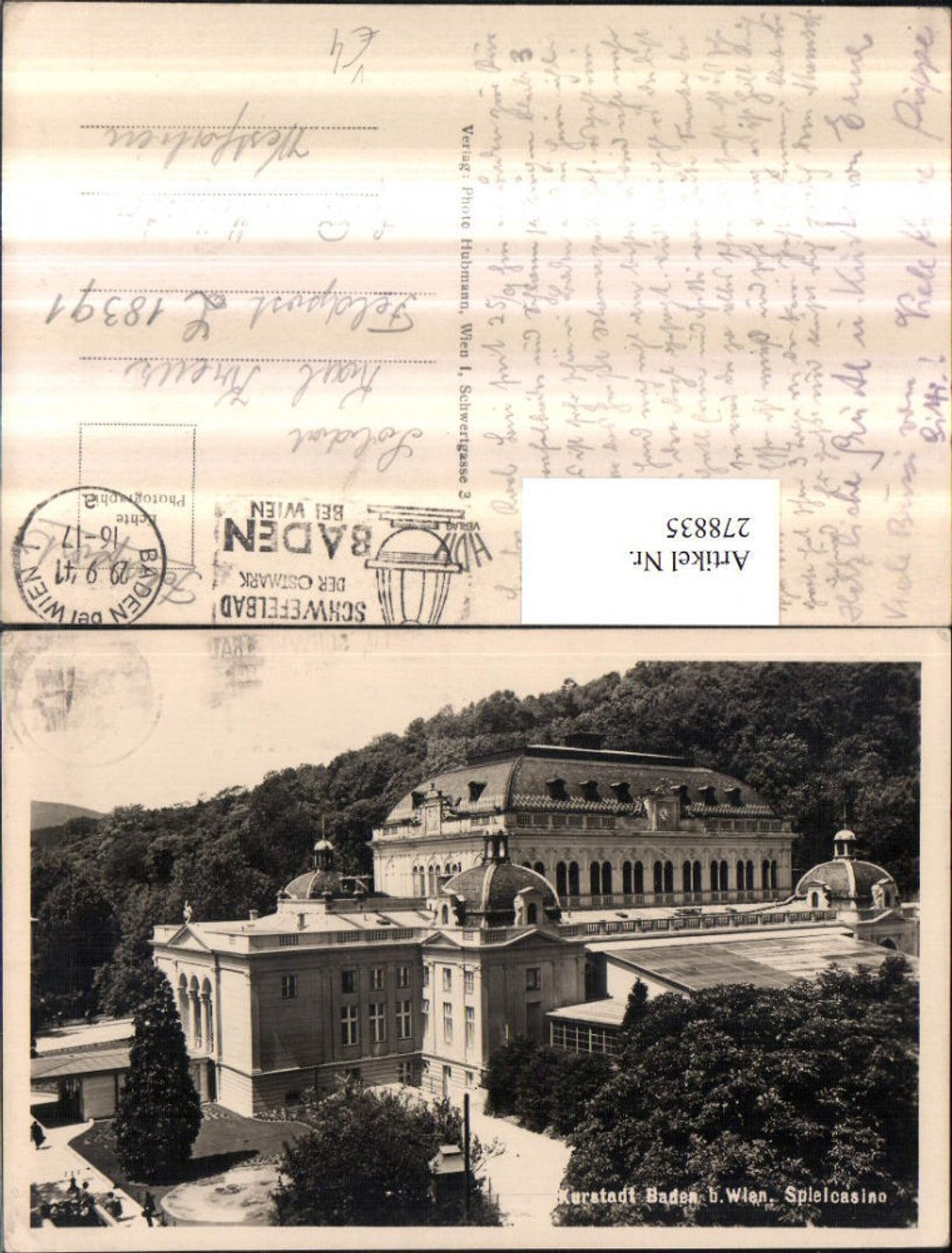 278835,Baden b. Wien Spielcasino pub Foto Hubmann