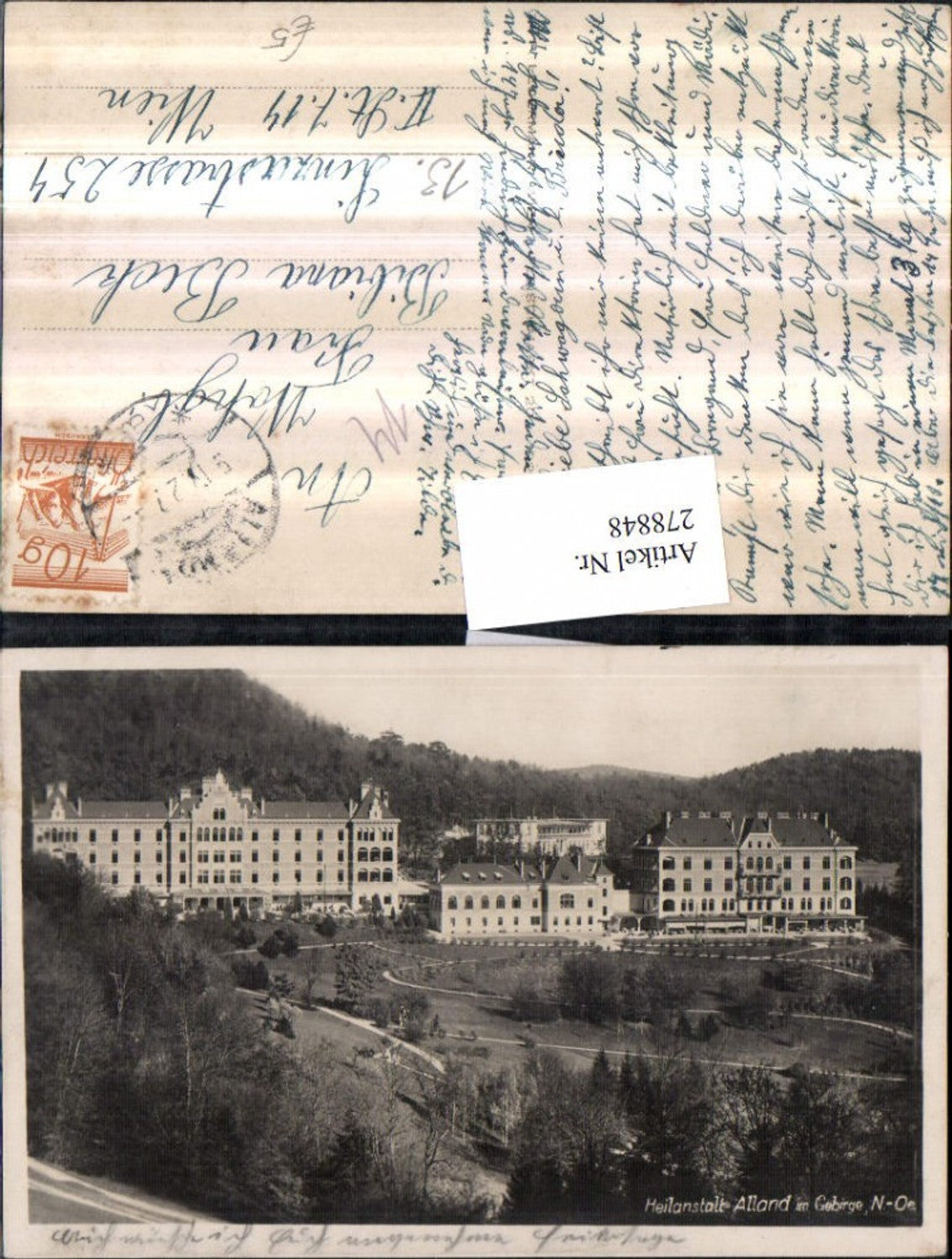 278848,Heilanstalt Alland im Gebirge